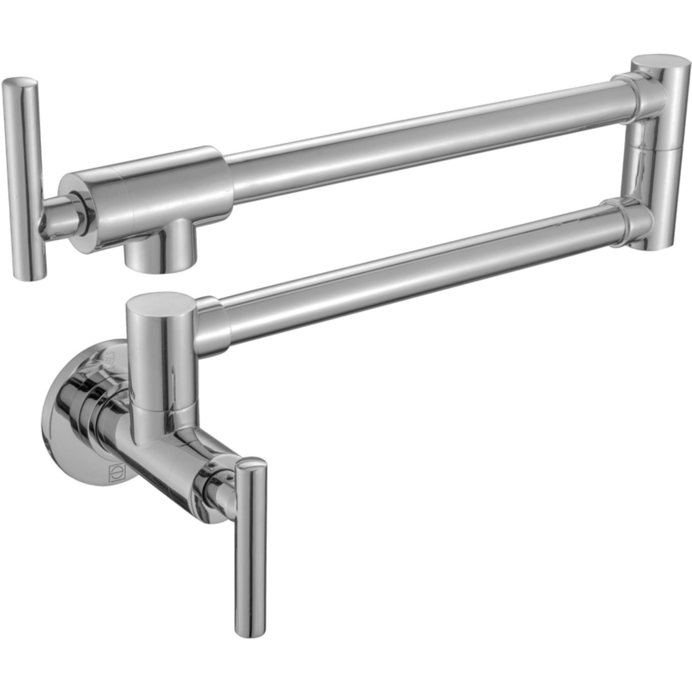 Gabriel Wall Mounted Pot Filler in Brushed Nickel