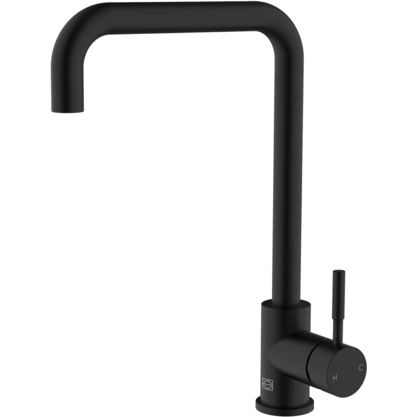 Levi Single Handle Pull Down Sprayer Kitchen Faucet in Matte Black