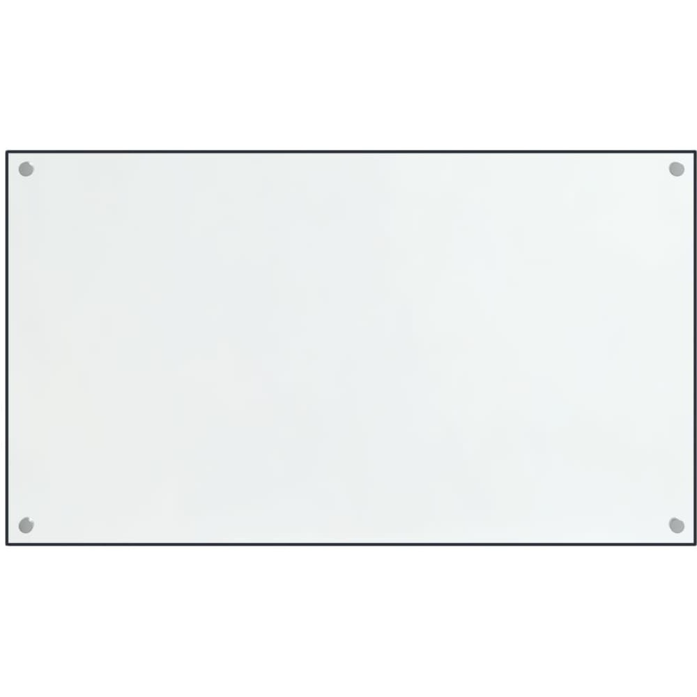 vidaXL Kitchen Backsplashes 2 pcs Transparent 27.6&quotx19.7" Tempered Glass