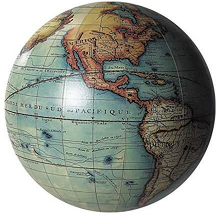 Vaugondy Sphere, Color, 14cm