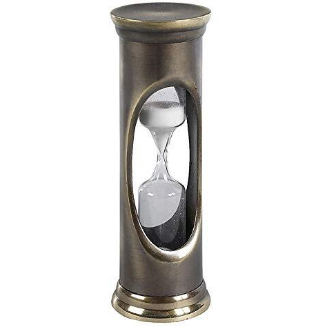Bronzed 3 minute Sandglass