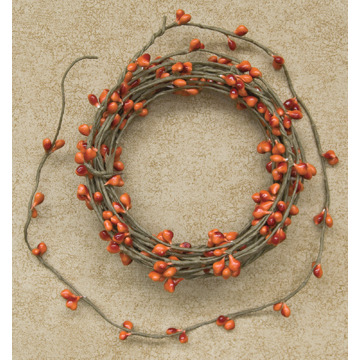 Pip Berry String Garland - Pumpkin - 18ft