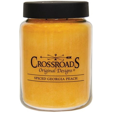 Spiced Georgia Peach Jar Candle, 26oz