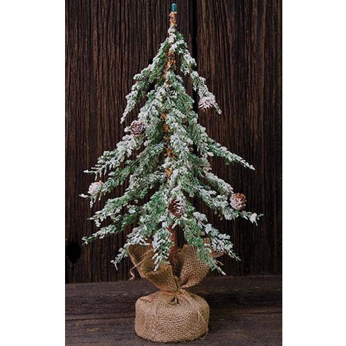Icy Wispy Christmas Tree, 18"