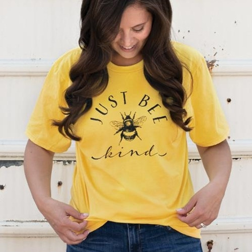 Just Bee Kind T-Shirt, Yellow, Extra Large