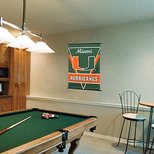 Miami Hurricanes Banner 28x40 Wall Style CO