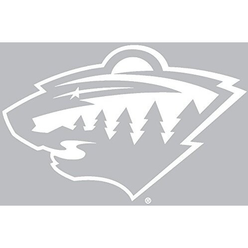 Minnesota Wild Decal 8x8 Perfect Cut White - Special Order