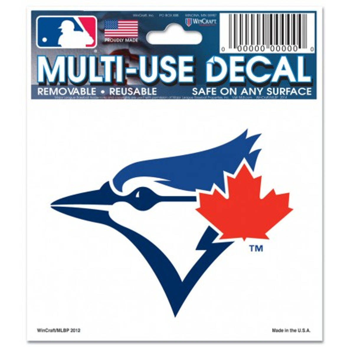 Toronto Blue Jays Decal 3x4 Multi Use - Special Order