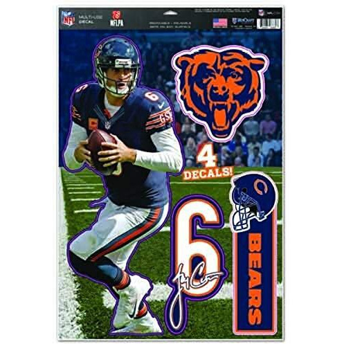 Chicago Bears Decal 11x17 Multi Use Jay Cutler CO