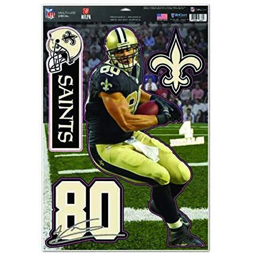 New Orleans Saints Decal 11x17 Multi Use Jimmy Graham Design CO