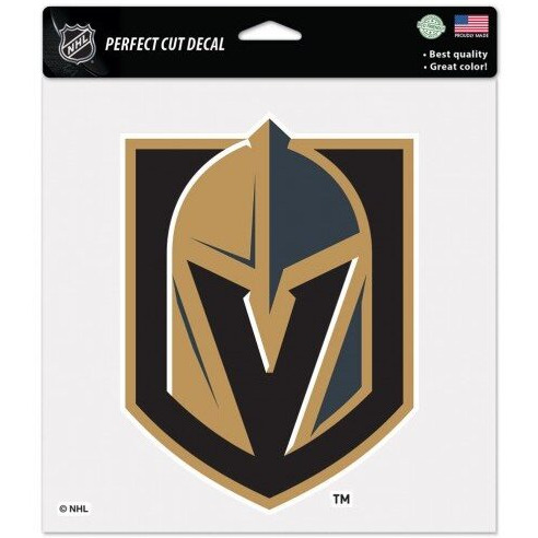 Vegas Golden Knights Decal 8x8 Perfect Cut Color