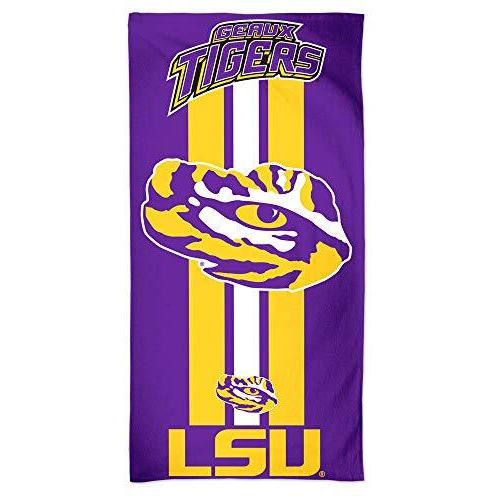 LSU Tigers Towel 30x60 Beach Style