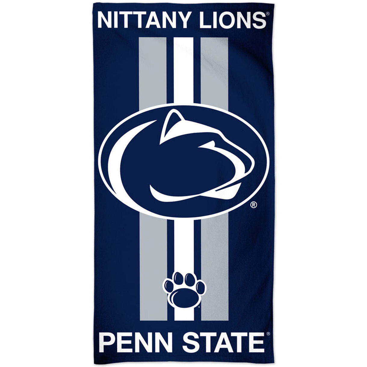 Penn State Nittany Lions Towel 30x60 Beach Style