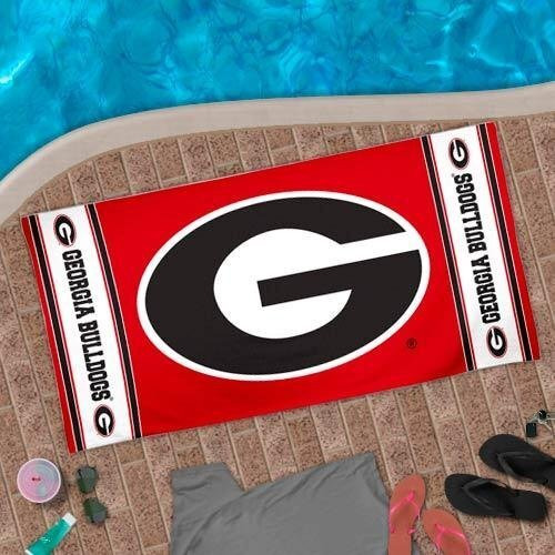 Georgia Bulldogs Towel 30x60 Beach Style