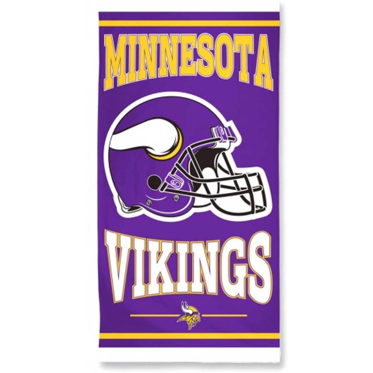 Minnesota Vikings Towel 30x60 Beach Style