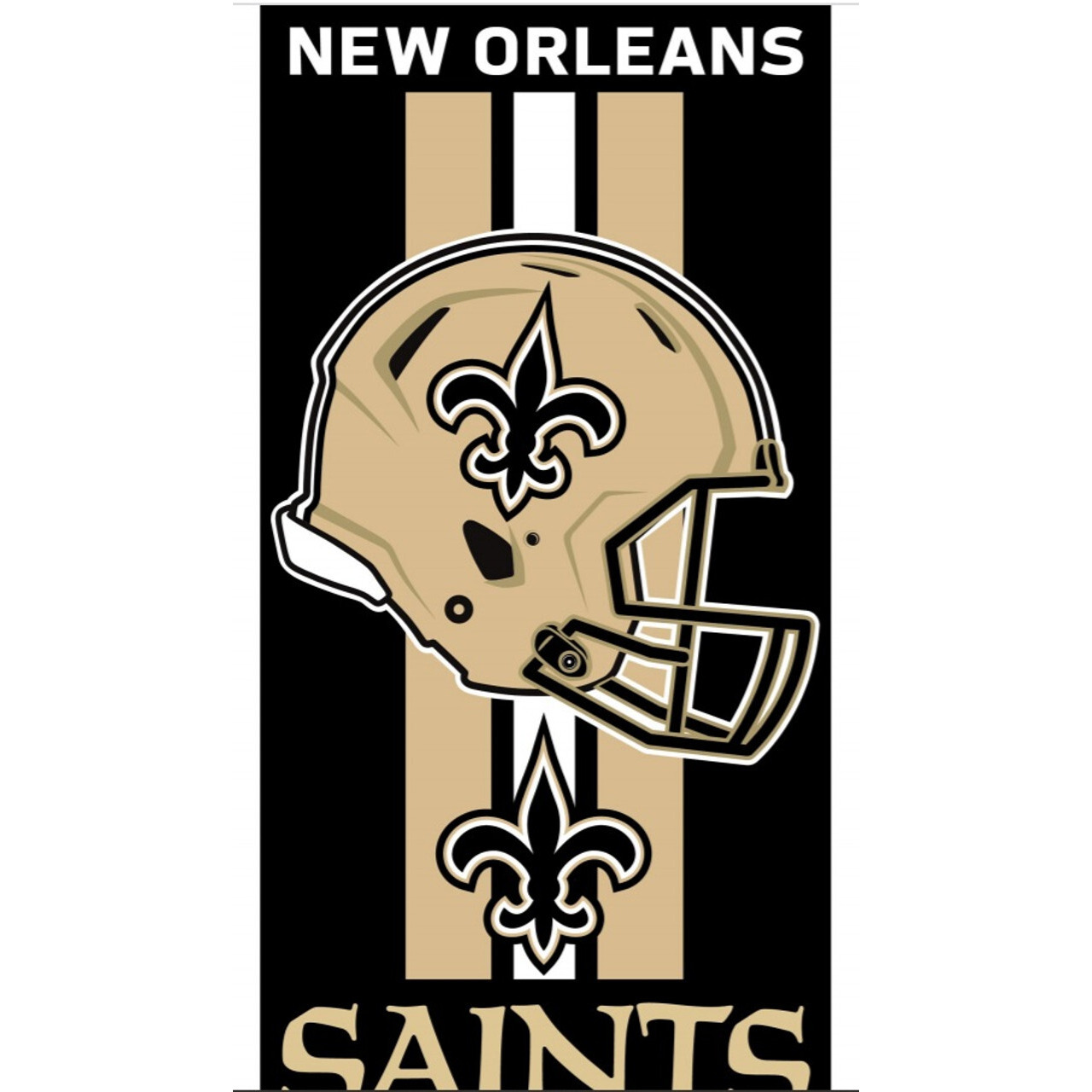 New Orleans Saints Towel 30x60 Beach Style