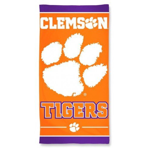 Clemson Tigers Towel 30x60 Beach Style