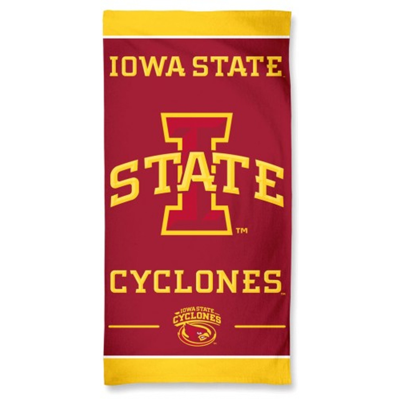 Iowa State Cyclones Towel 30x60 Beach Style