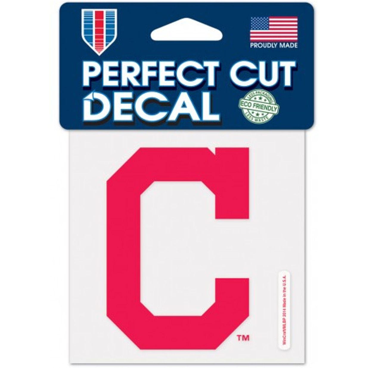 Cleveland Indians Decal 4x4 Perfect Cut Color - C logo