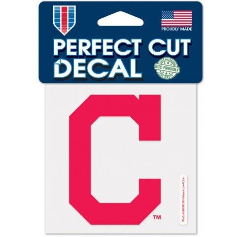 Cleveland Indians Decal 4x4 Perfect Cut Color - C logo