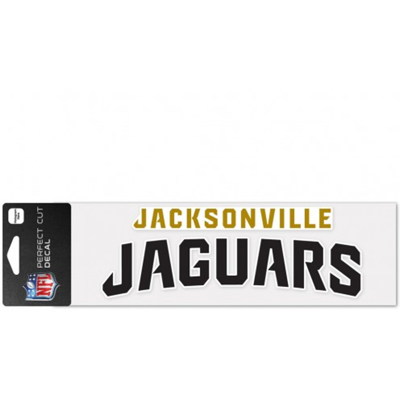 Jacksonville Jaguars Decal 3x10 Perfect Cut Color Wordmark - Special Order