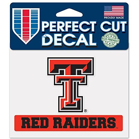 Texas Tech Red Raiders Decal 4.5x5.75 Perfect Cut Color - Special Order