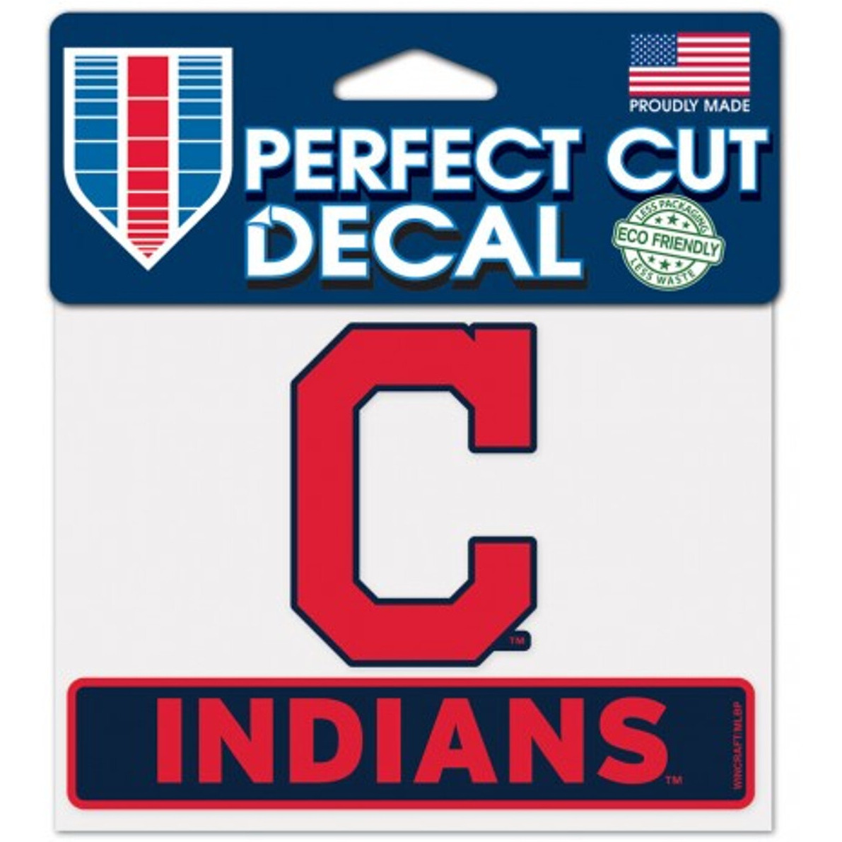 Cleveland Indians Decal 4.5x5.75 Perfect Cut Color