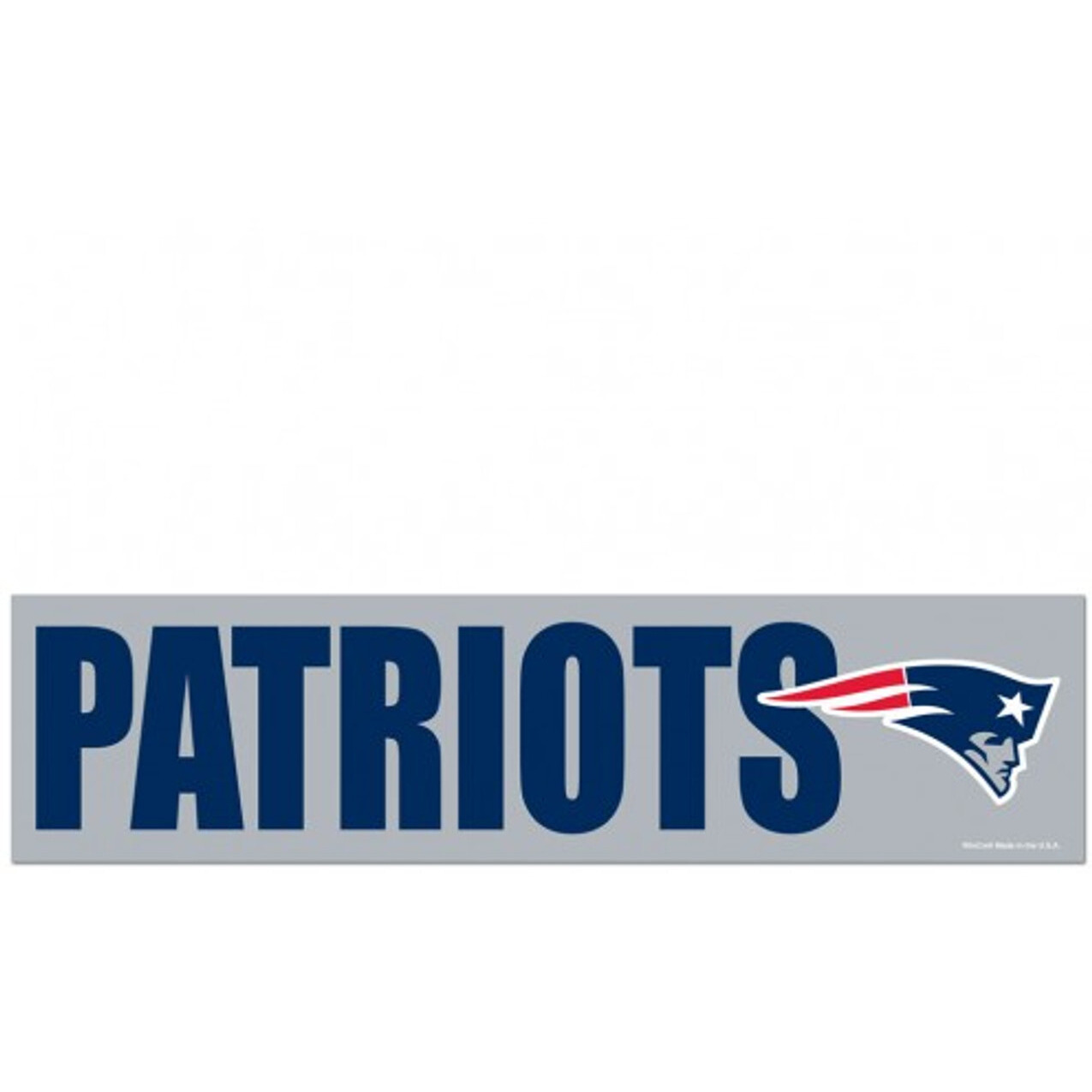 New England Patriots Decal Bumper Sticker