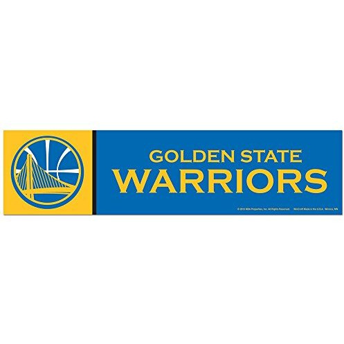 Golden State Warriors Decal 3x12 Bumper Strip Style