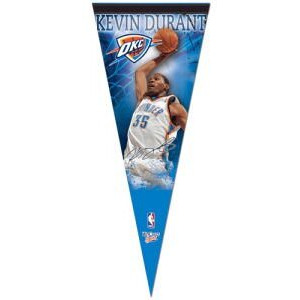 Oklahoma City Thunder Pennant 12x30 Premium Style Kevin Durant Design CO