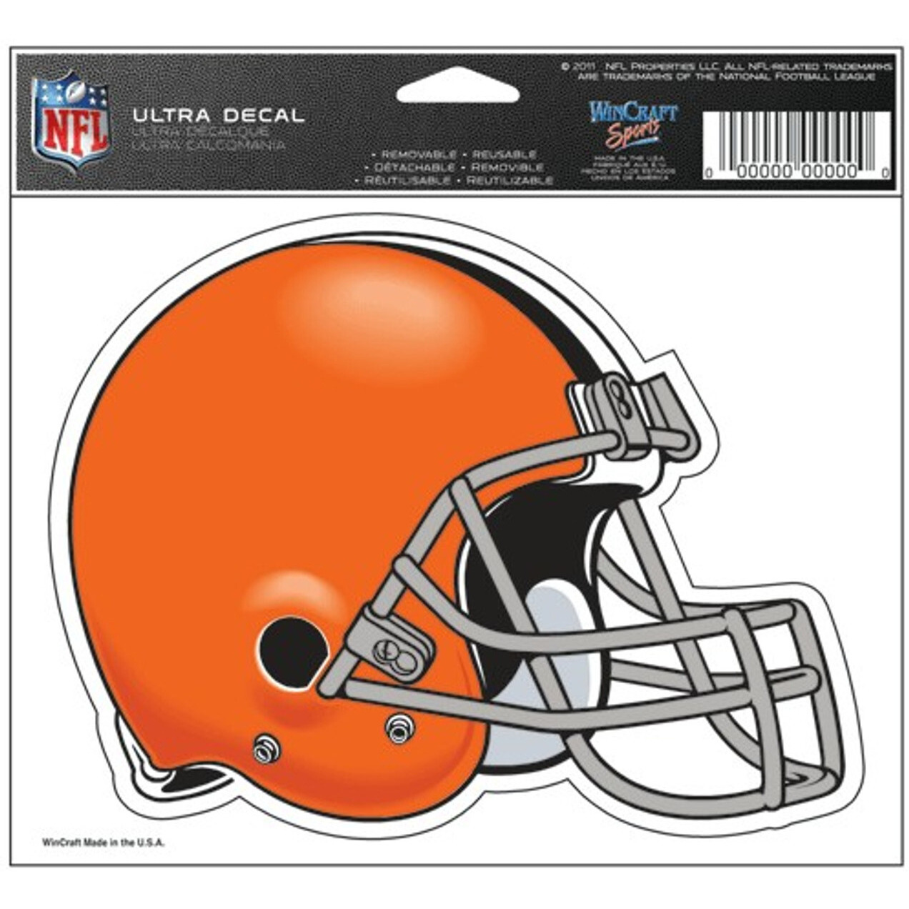 Cleveland Browns Decal 5x6 Ultra Color