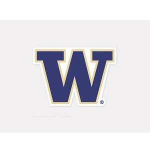 Washington Huskies Decal 4x4 Perfect Cut Color