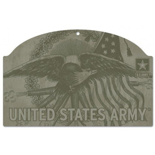 US Army Eagle 11x17 Wood Sign - Special Order