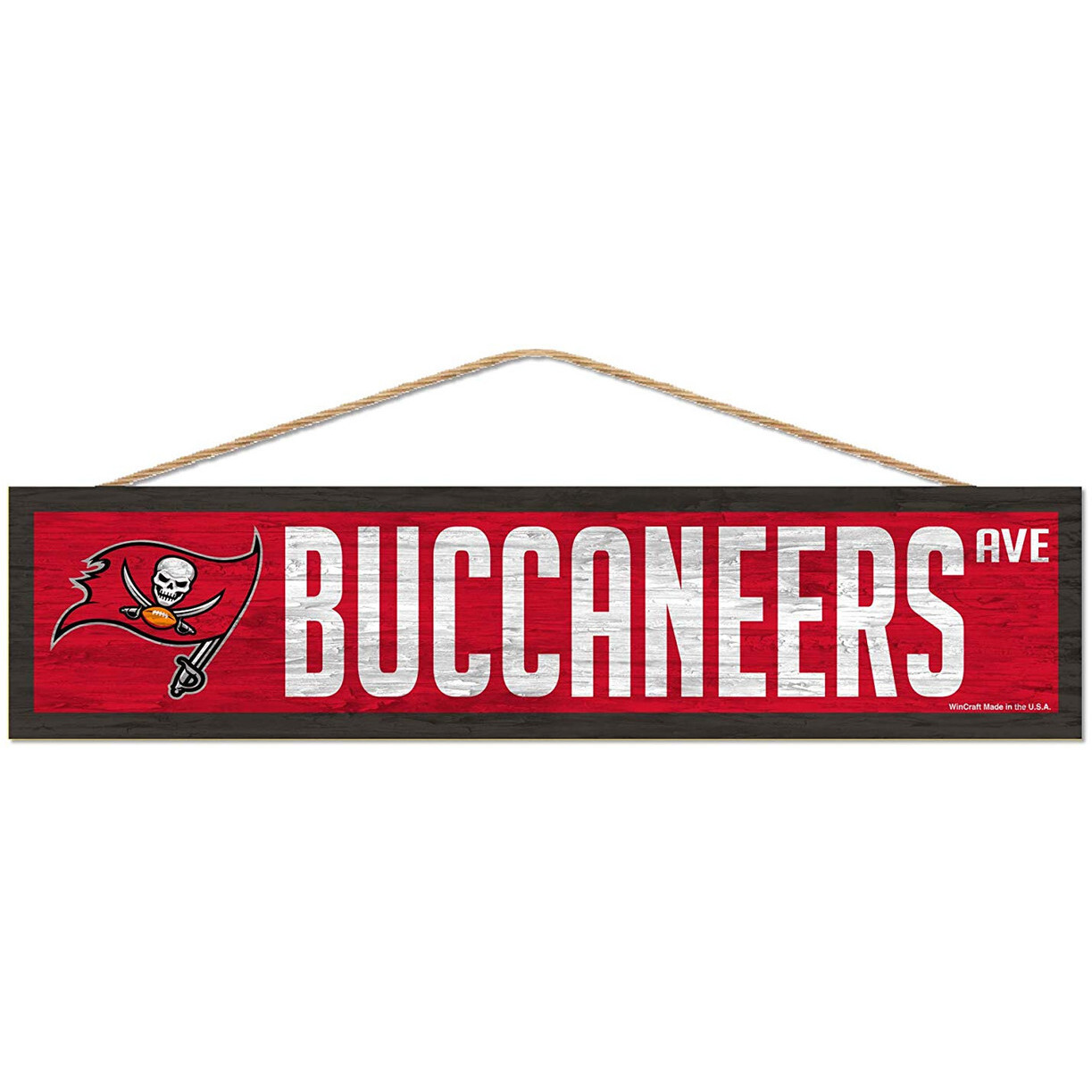 Tampa Bay Buccaneers Sign 4x17 Wood Avenue Design