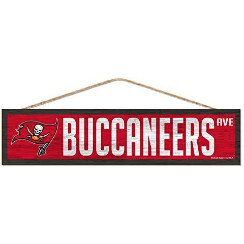 Tampa Bay Buccaneers Sign 4x17 Wood Avenue Design
