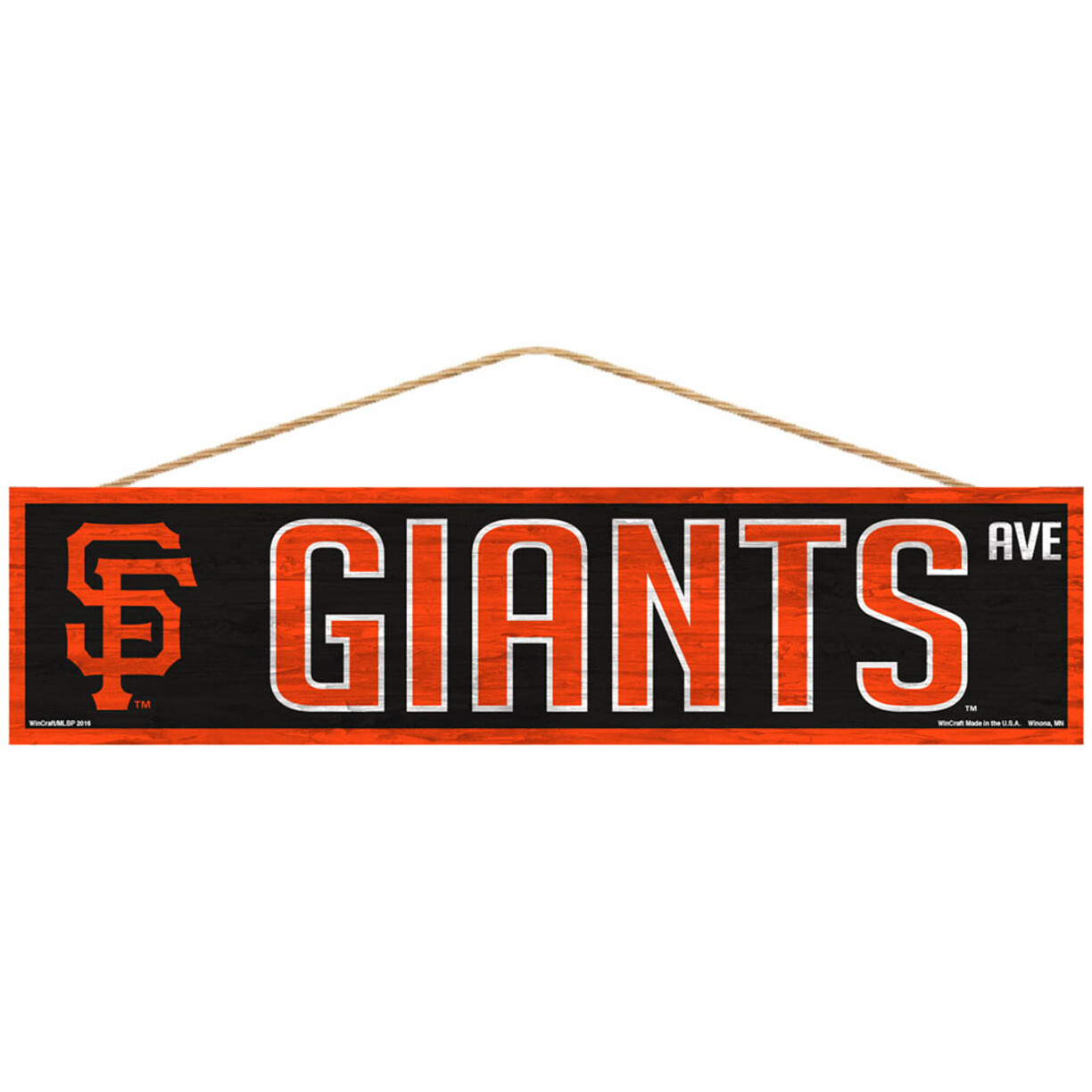 San Francisco Giants Sign 4x17 Wood Avenue Design