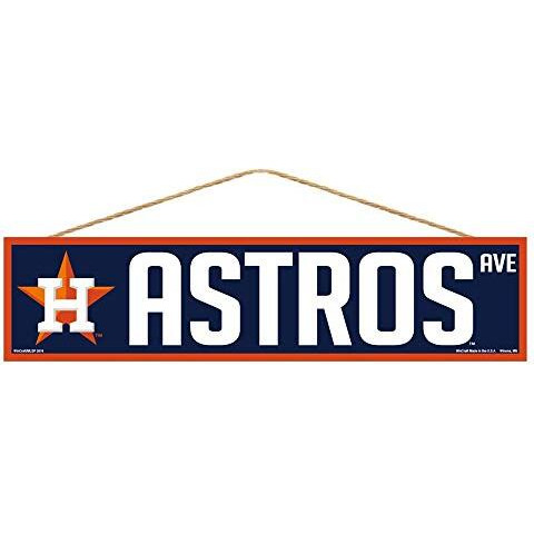 Houston Astros Sign 4x17 Wood Avenue Design