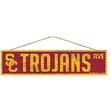 USC Trojans Sign 4x17 Wood Avenue Design