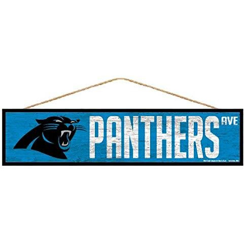 Carolina Panthers Sign 4x17 Wood Avenue Design