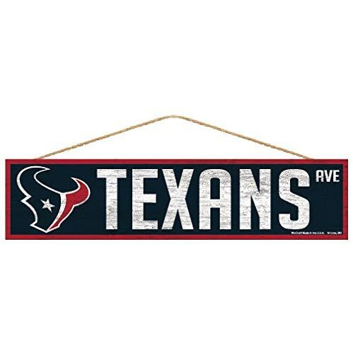 Houston Texans Sign 4x17 Wood Avenue Design