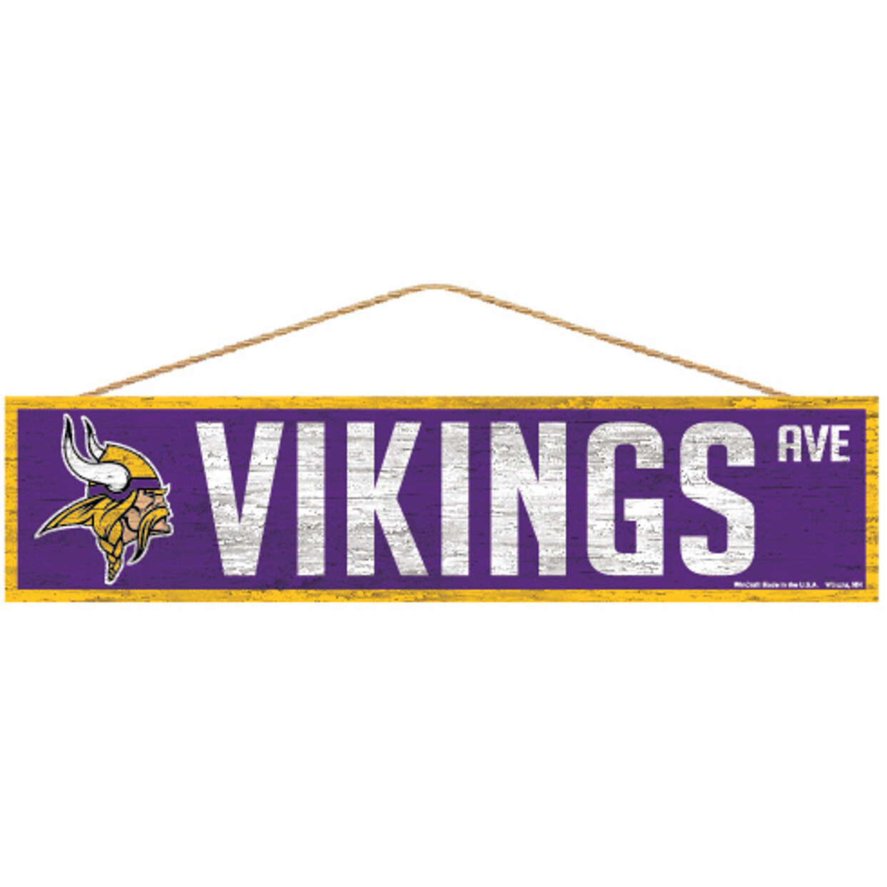 Minnesota Vikings Sign 4x17 Wood Avenue Design