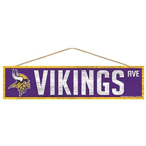 Minnesota Vikings Sign 4x17 Wood Avenue Design