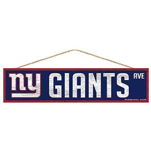 New York Giants Sign 4x17 Wood Avenue Design