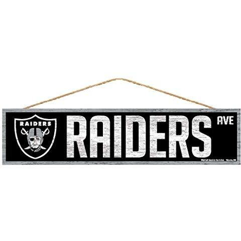 Las Vegas Raiders Sign 4x17 Wood Avenue Design