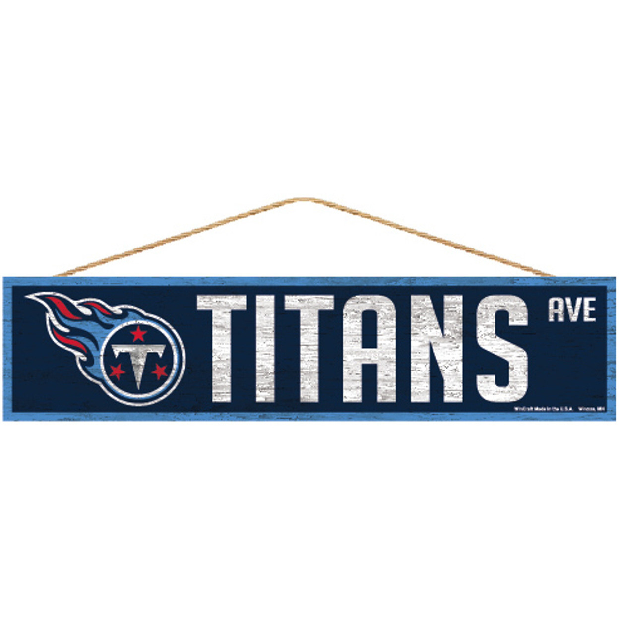 Tennessee Titans Sign 4x17 Wood Avenue Design