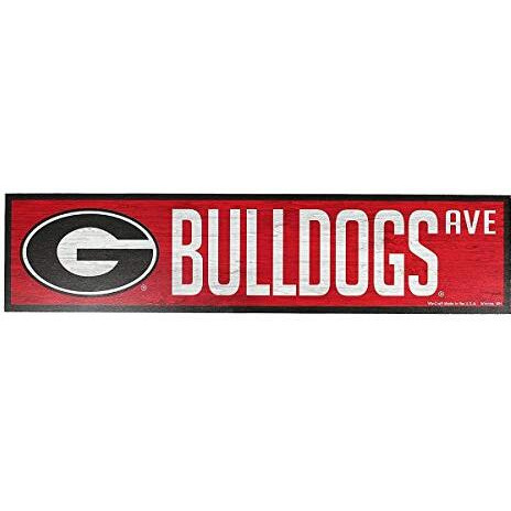 Georgia Bulldogs Sign 11x17 Wood Proud to Support Design