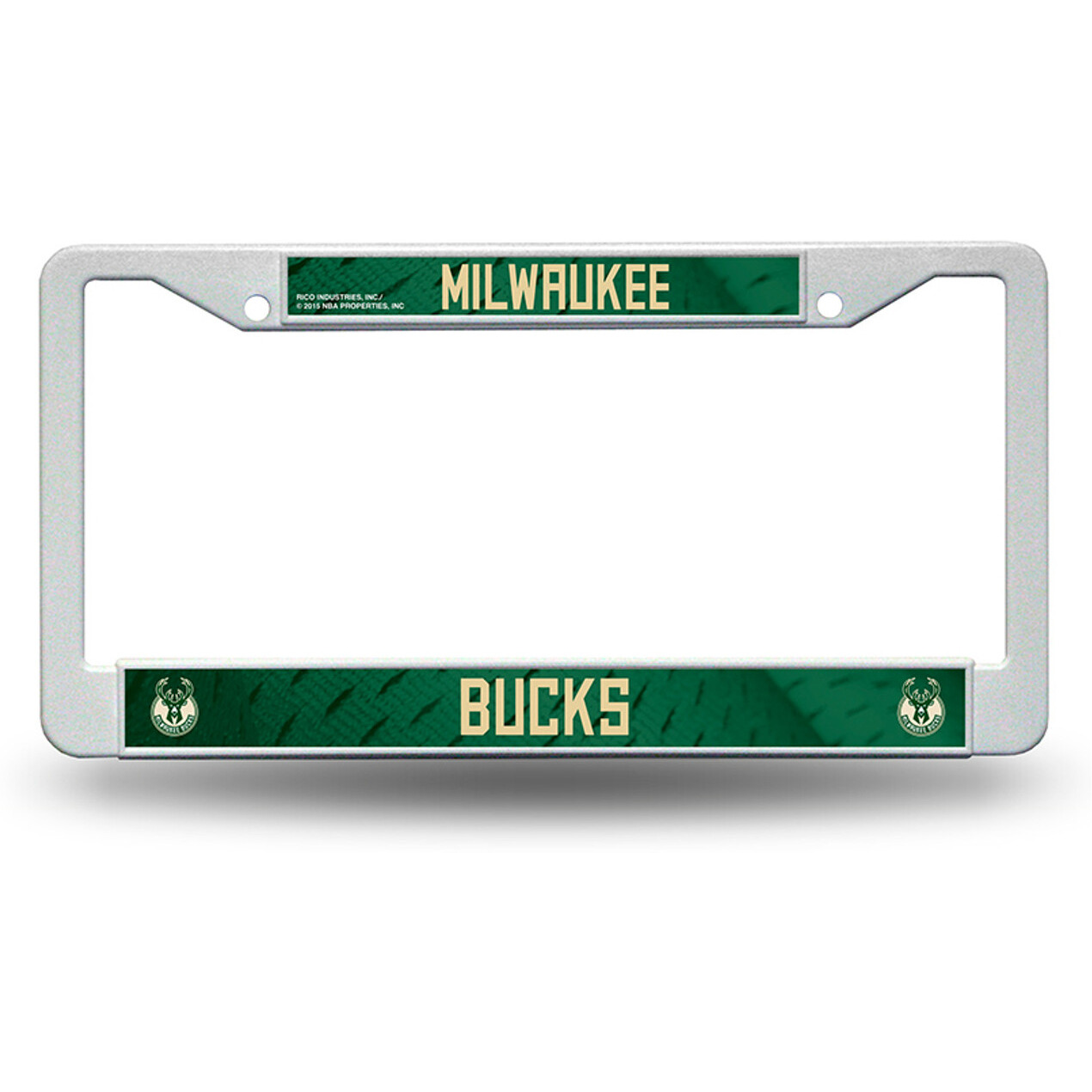 Milwaukee Bucks License Plate Frame Plastic - Special Order