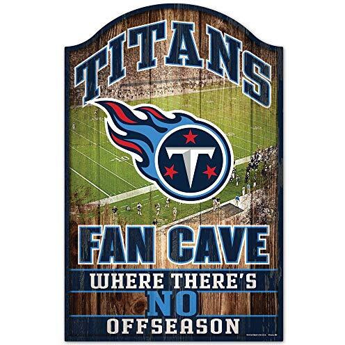 Tennessee Titans Sign 11x17 Wood Fan Cave Design