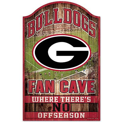 Georgia Bulldogs Sign 11x17 Wood Fan Cave Design - Special Order