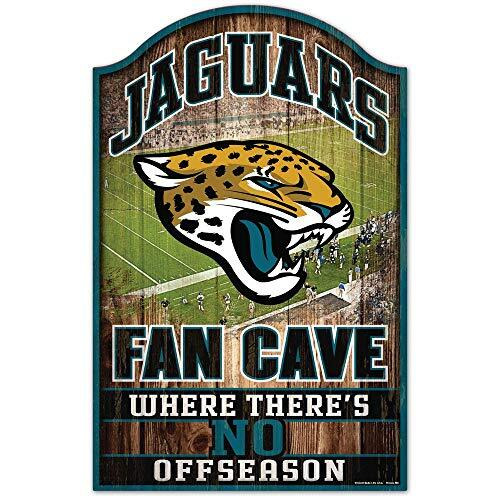 Jacksonville Jaguars Sign 11x17 Wood Fan Cave Design